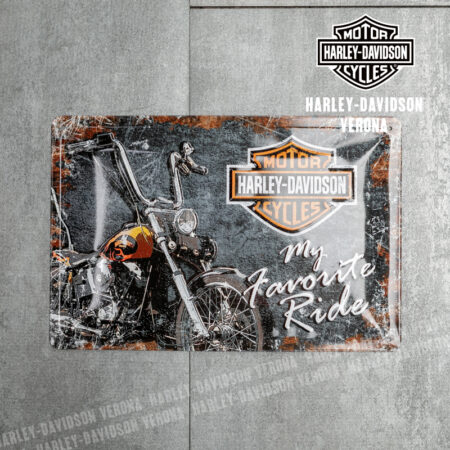 Insegna Metalllica Harley-Davidson® Favourite Ride