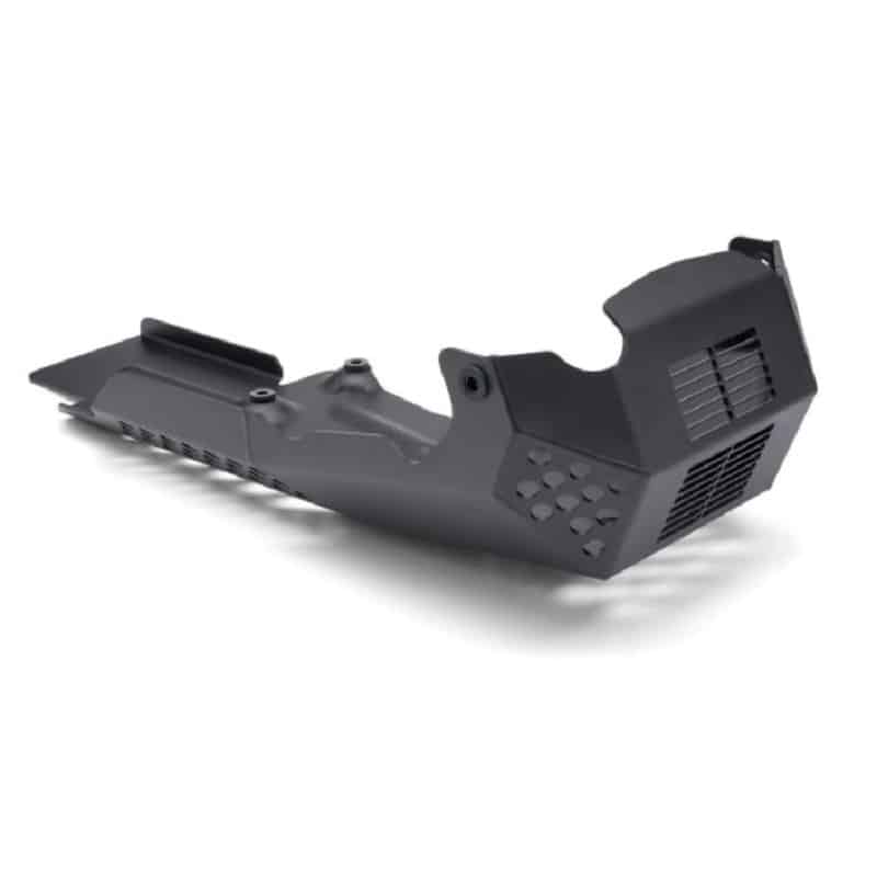 Piastra Paramotore Centrale In Lega Di Alluminio Per Auto RC AXIAL SCX10 1/10 - Colore Titanio, 70x48x15mm, Con Viti