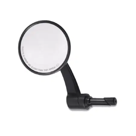 Specchietto retrovisore Harley-Davidson® Round Bar End - Lato sinistro, nero satinato