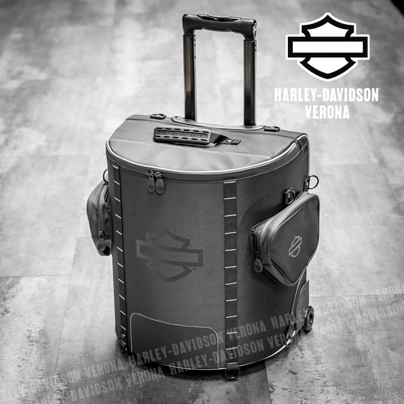 Borsa a rotelle Onyx Premium per la sella posteriore Harley-Davidson®