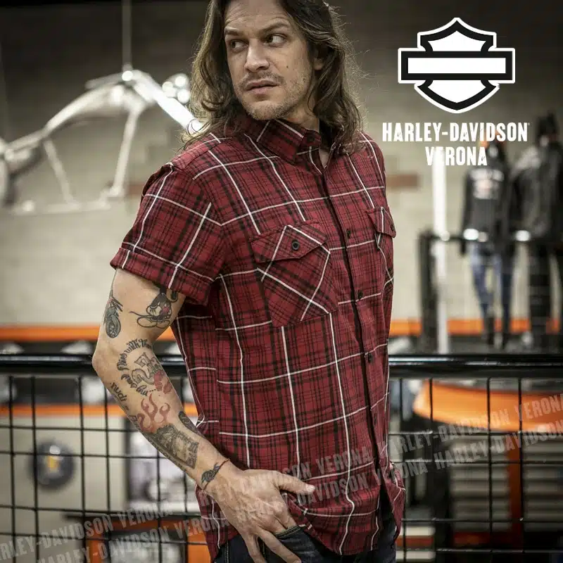 Camicia Manica Corta Harley-Davidson® Essence Red
