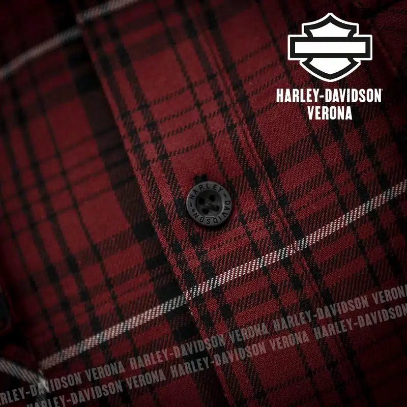 Camicia Manica Corta Harley-Davidson® Essence Red - immagine 6