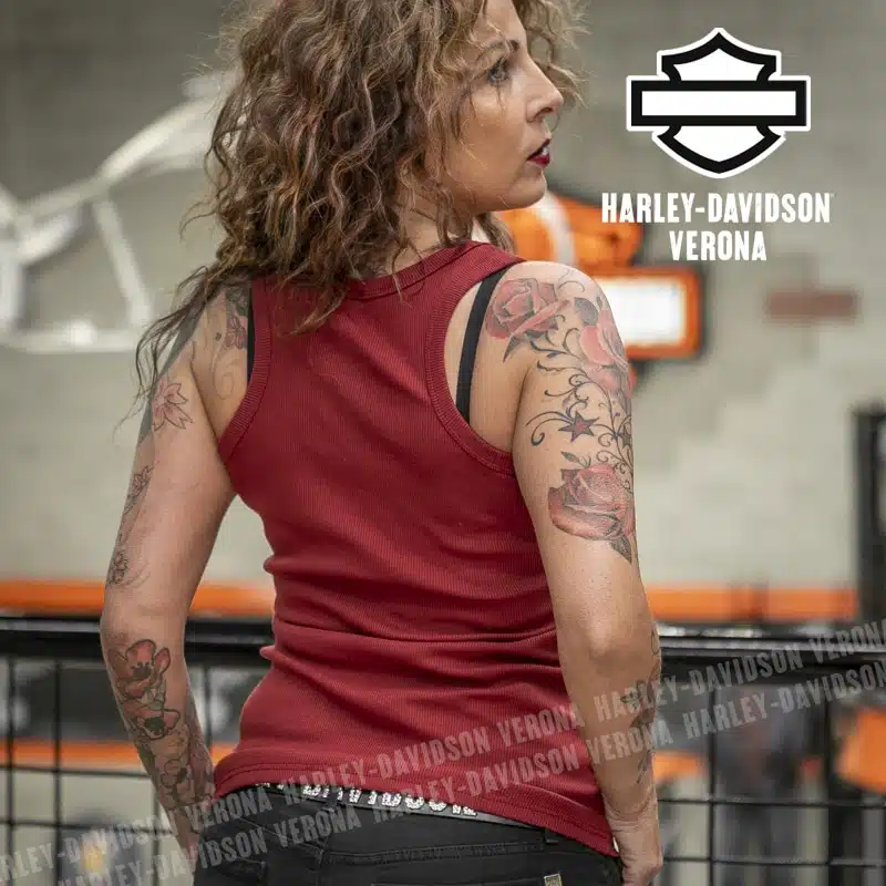 Canotta Harley-Davidson® Ultra Classic 120esimo Anniversario Red - immagine 5