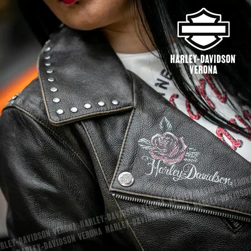 Giacca in pelle Harley-Davidson® Rose Hill - immagine 11