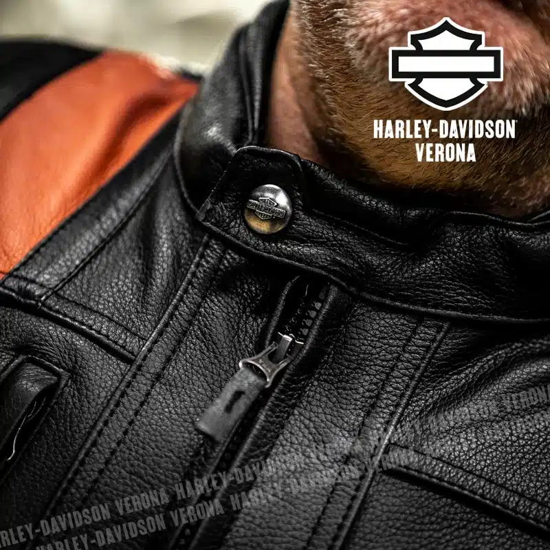 Giacca in Pelle Harley-Davidson® Impermeabile Hwy-100 - immagine 9