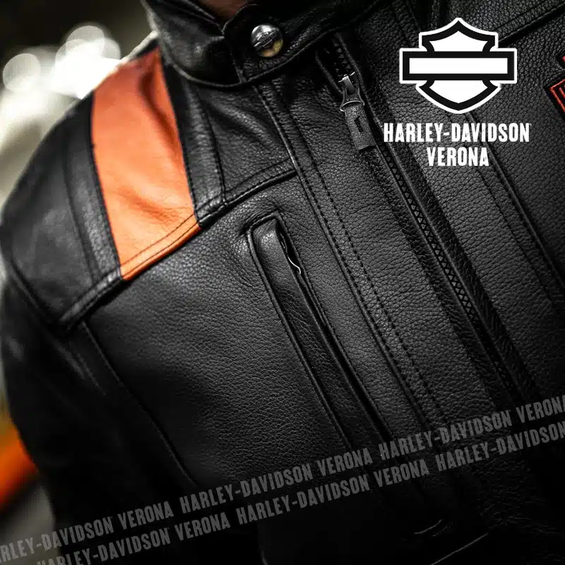 Giacca in Pelle Harley-Davidson® Impermeabile Hwy-100 - immagine 10