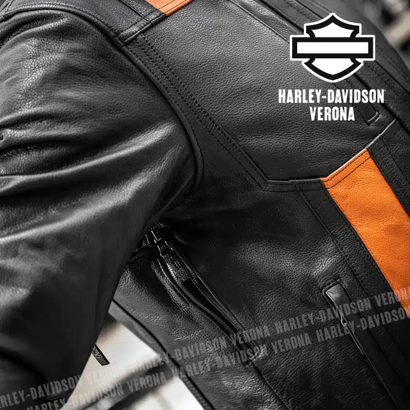 Giacca in Pelle Harley-Davidson® Impermeabile Hwy-100 - immagine 11
