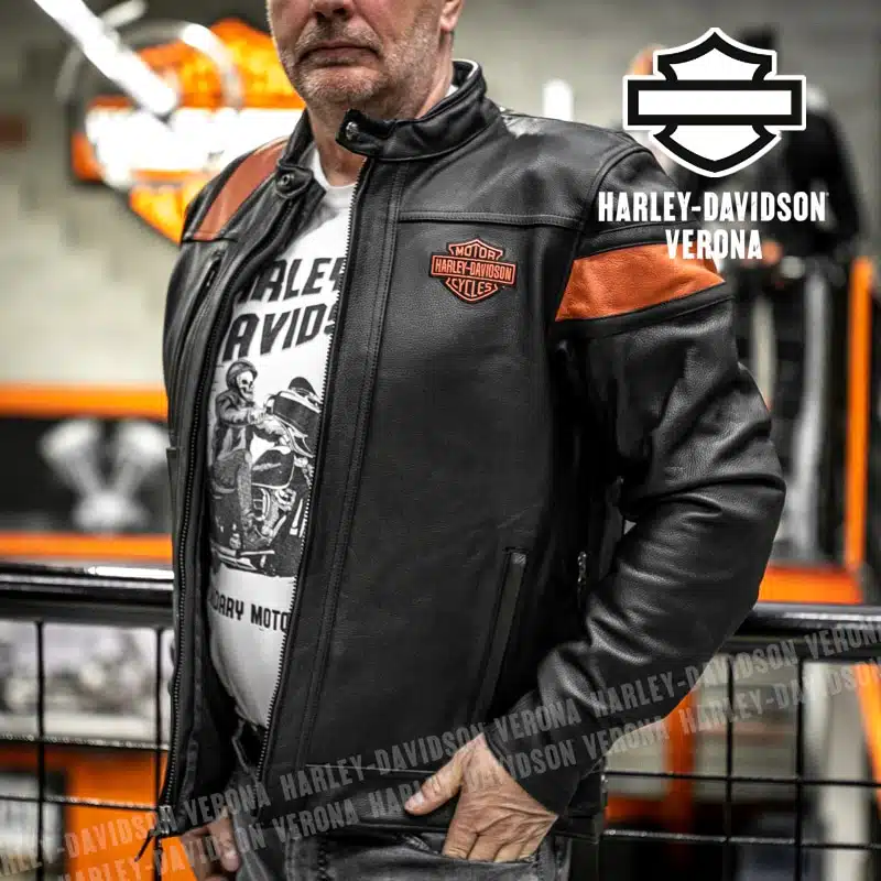 Giacca in Pelle Harley-Davidson® Impermeabile Hwy-100 - immagine 12