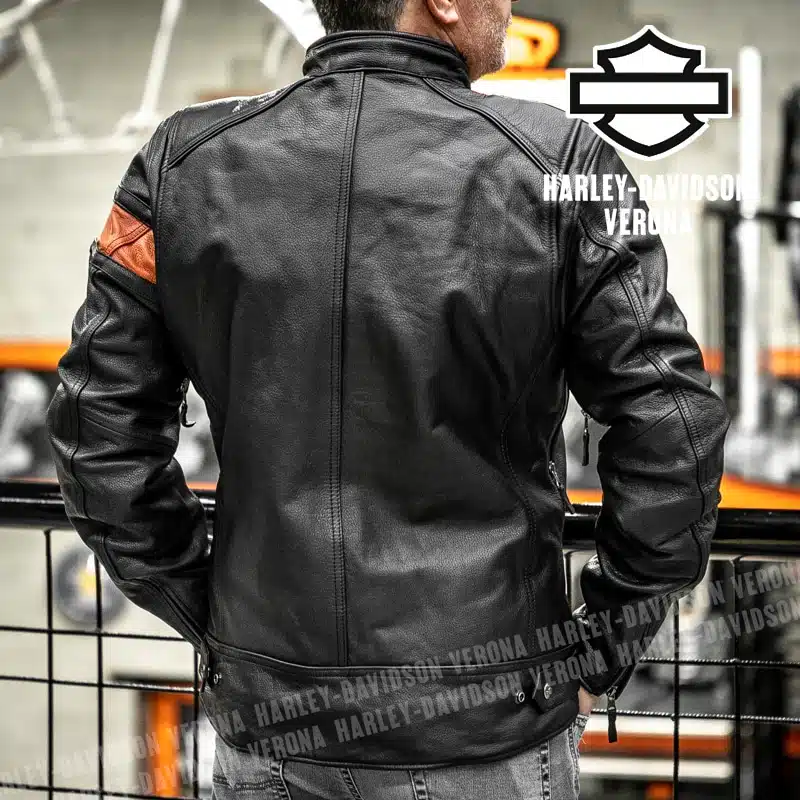 Giacca in Pelle Harley-Davidson® Impermeabile Hwy-100 - immagine 4