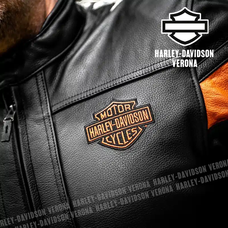 Giacca in Pelle Harley-Davidson® Impermeabile Hwy-100 - immagine 8