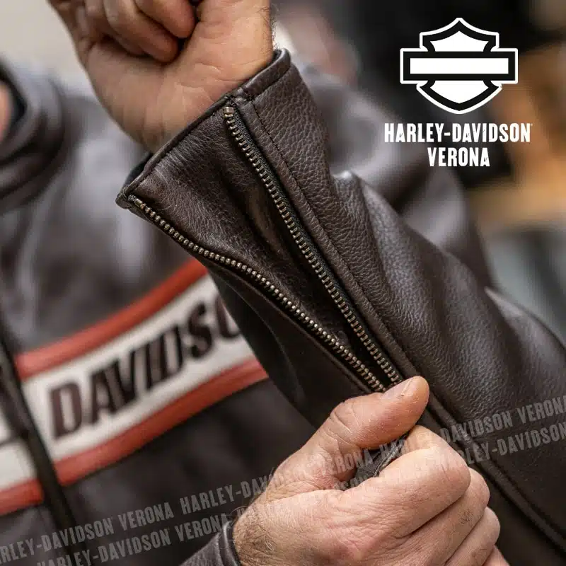 Giacca in Pelle Harley-Davidson® Victory Lane II - Java - immagine 11
