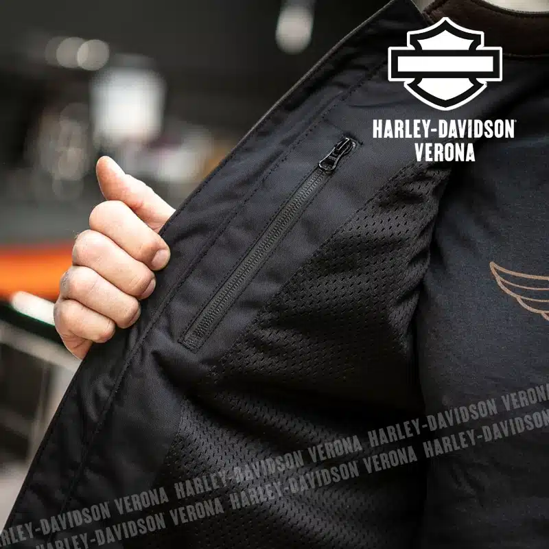 Giacca in Pelle Harley-Davidson® Victory Lane II - Java - immagine 12