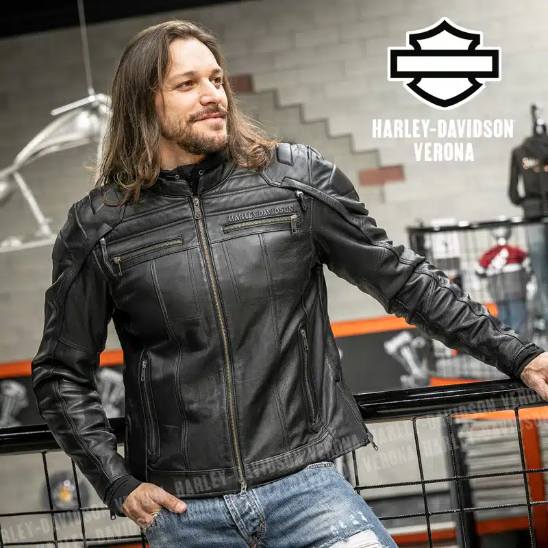 Giacca in Pelle da Uomo Harley-Davidson® Auroral II - immagine 2