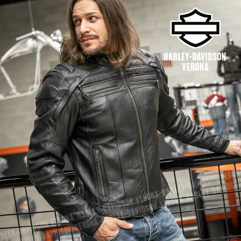 Giacca in Pelle da Uomo Harley-Davidson® Auroral II - immagine 3