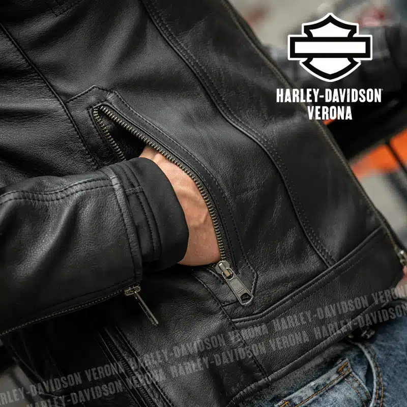 Giacca in Pelle da Uomo Harley-Davidson® Auroral II - immagine 9