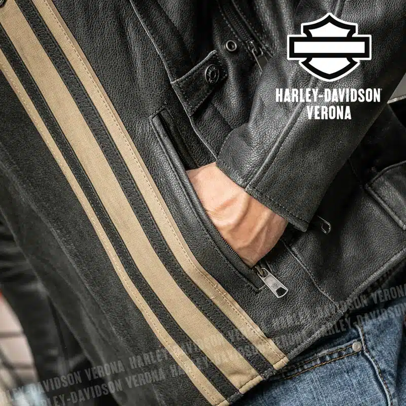 Giacca in Pelle Harley-Davidson® Passing Link II - immagine 12