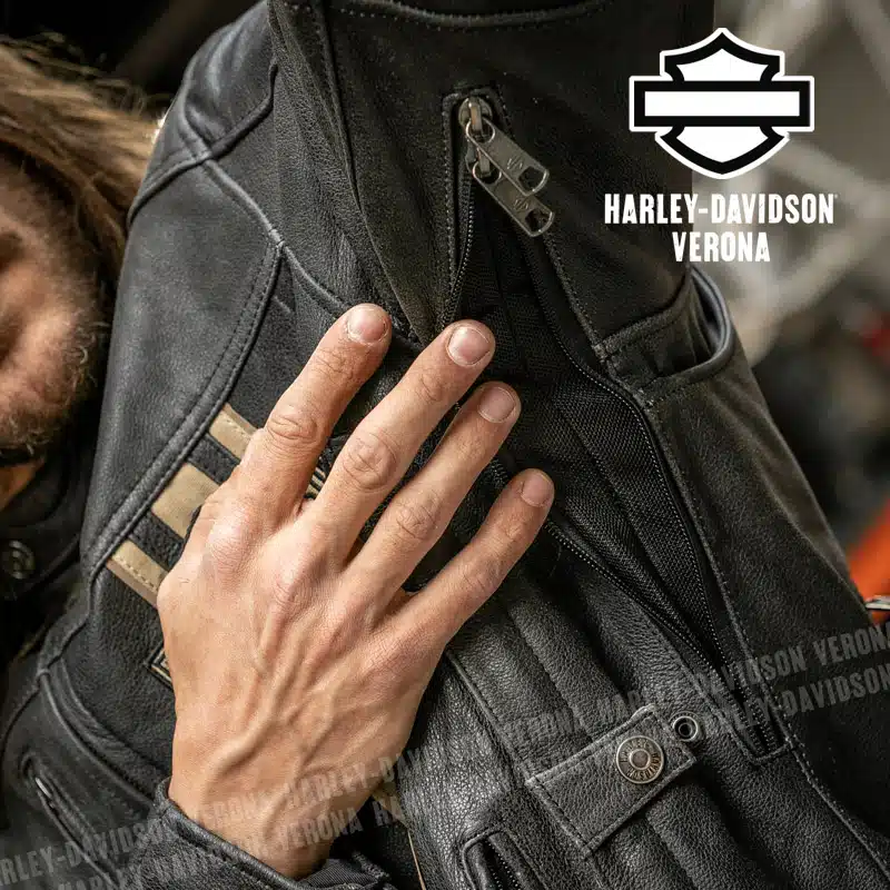 Giacca in Pelle Harley-Davidson® Passing Link II - immagine 13