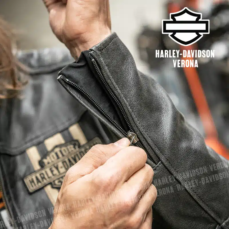 Giacca in Pelle Harley-Davidson® Passing Link II - immagine 15