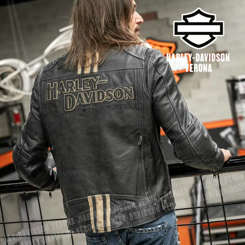 Giacca in Pelle Harley-Davidson® Passing Link II - immagine 3