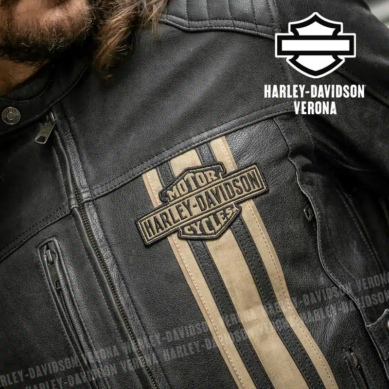 Giacca in Pelle Harley-Davidson® Passing Link II - immagine 9