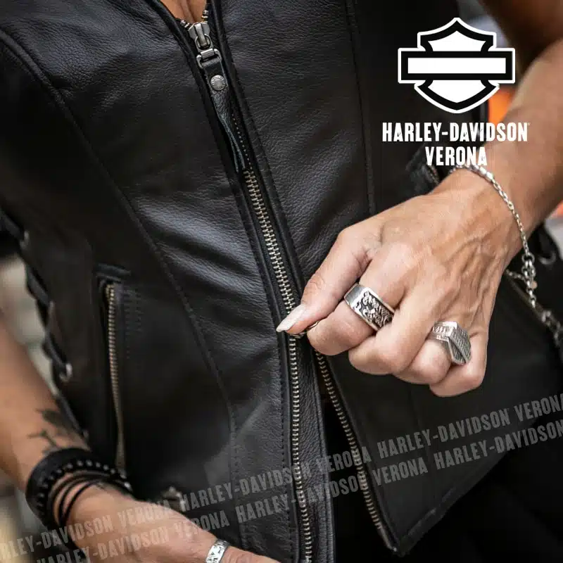 Gilet in pelle da donna Harley-Davidson® Avenue - immagine 10