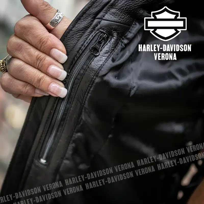 Gilet in pelle da donna Harley-Davidson® Avenue - immagine 11