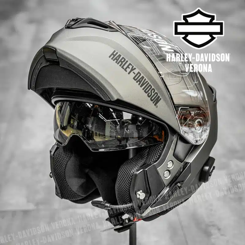 Casco Modulare Harley-Davidson® Bluetooth Outrush R - Silver