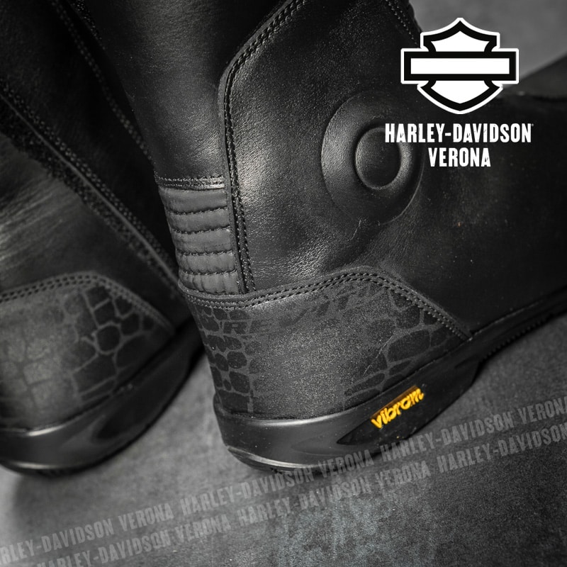 Harley-Davidson Stivali Donna Averhill: Camoscio Slouch Boot Con Tacco Da 9,5 Cm