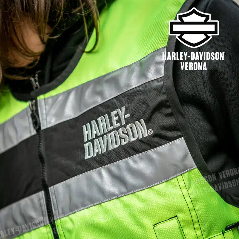 Gilet ad Alta Visibilità Harley-Davidson® Hi Vis Yellow Riflettente CE - immagine 6