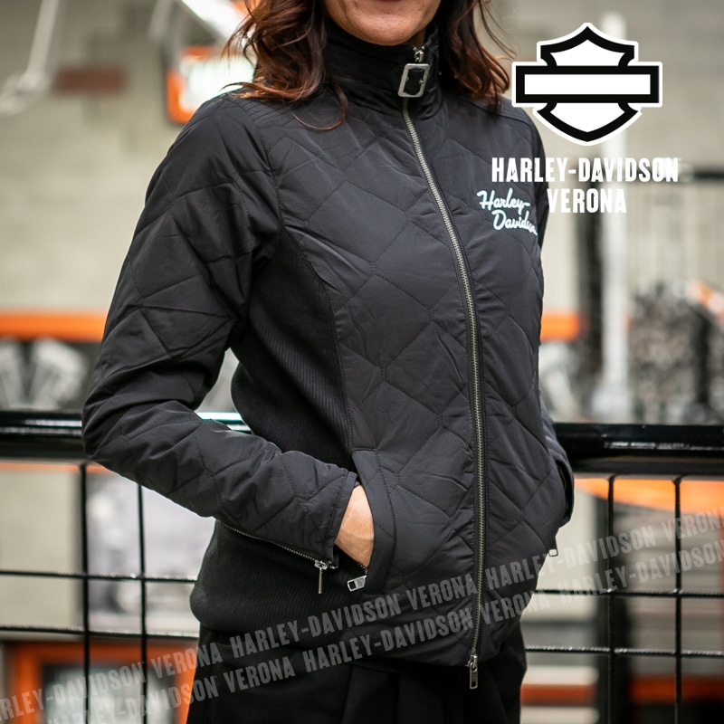 Giacca Harley Davidson Generations Tempo Libero Uomo – Nylon Nero, Dettagli Ricamati, Tasche Multiple, Taglia XXXL