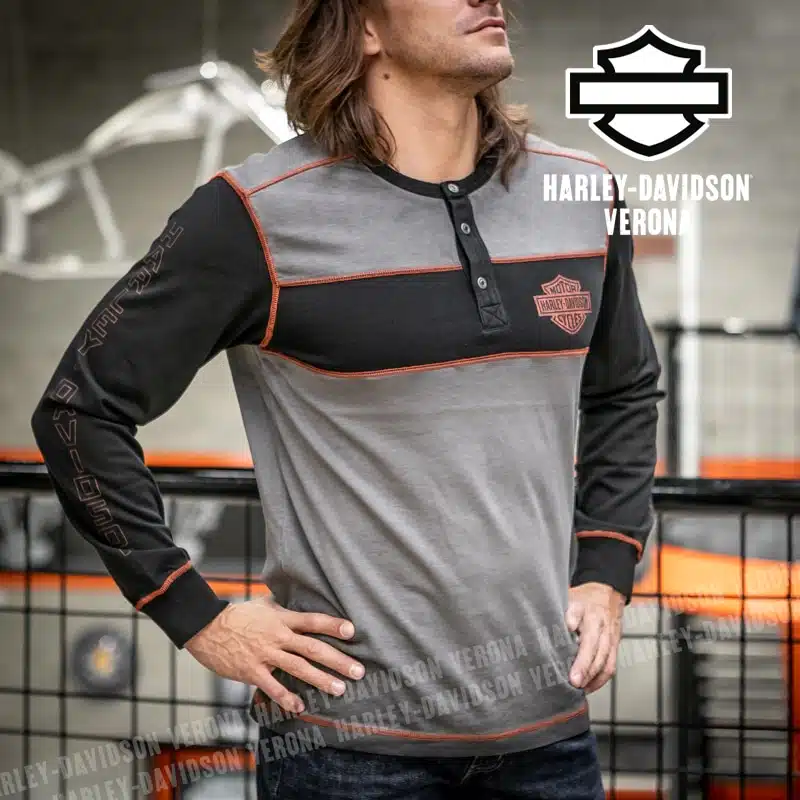 Maglia Henley Harley-Davidson® Iron Bond - immagine 3