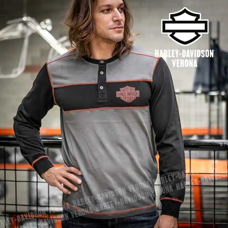 Maglia Henley Harley-Davidson® Iron Bond - immagine 6