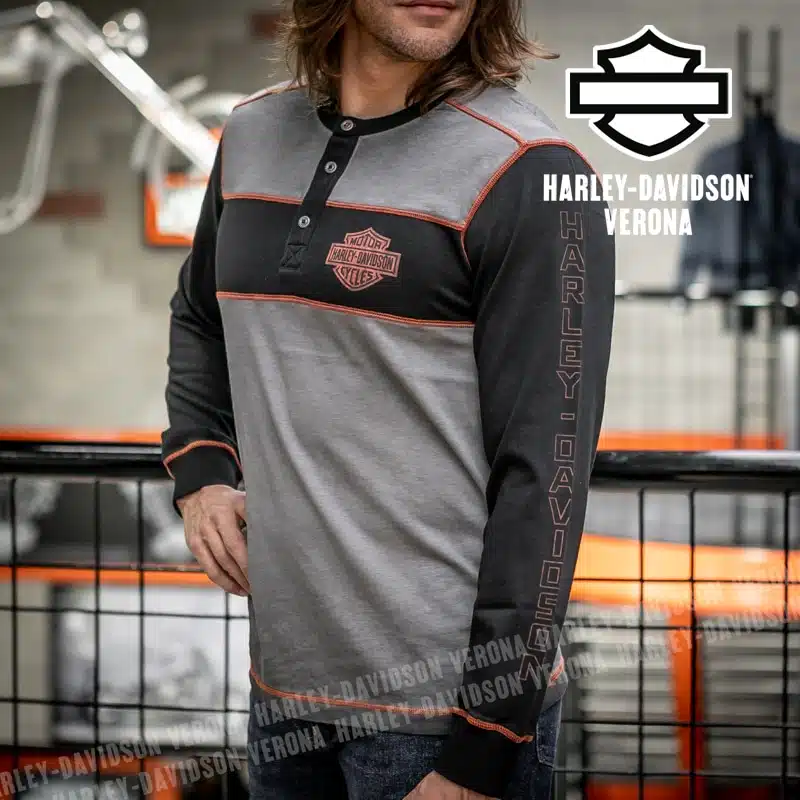 Maglia Henley Harley-Davidson® Iron Bond