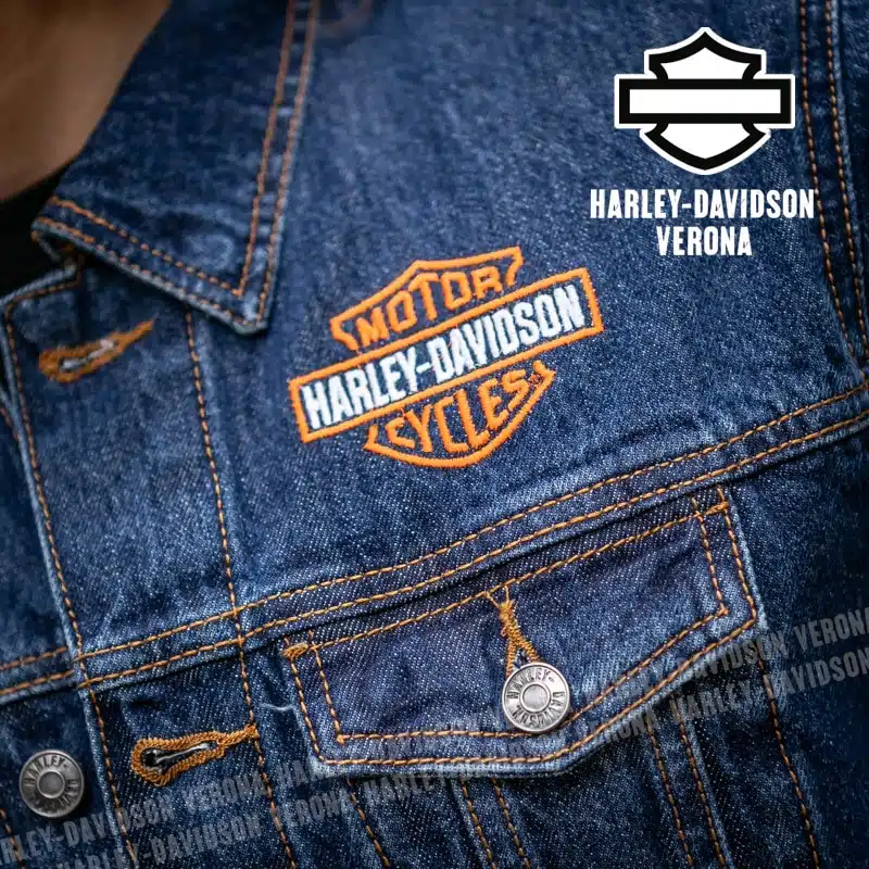 Giubbino in Jeans Da Uomo Harley-Davidson® Medium Wash - immagine 5