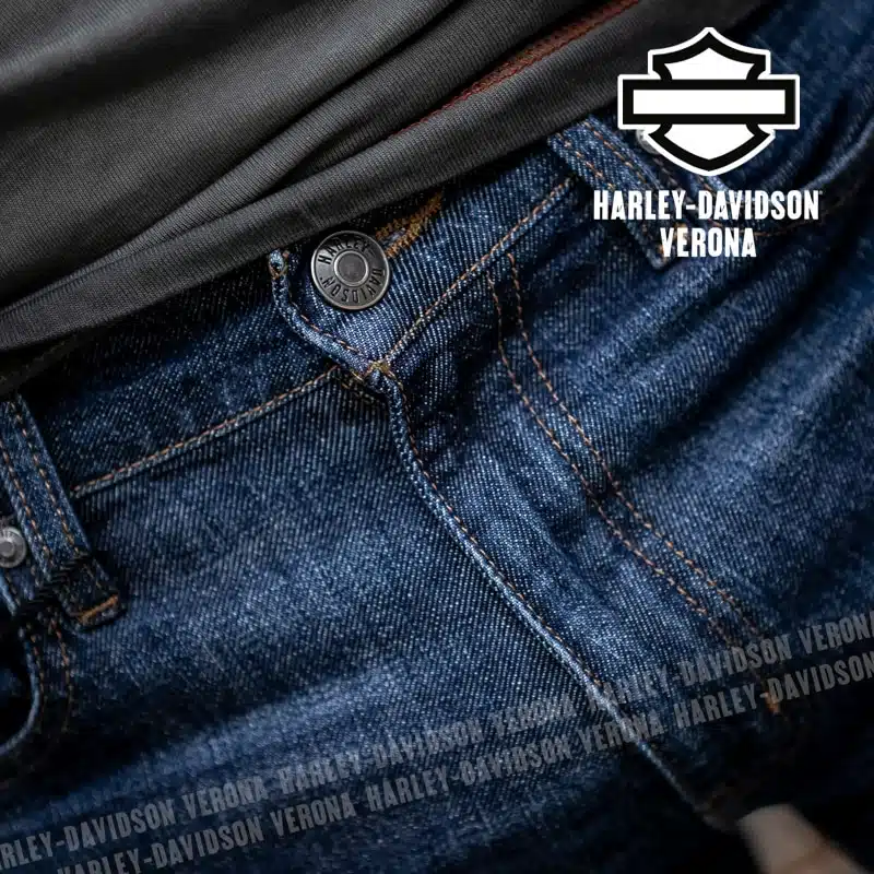 Jeans a Gamba Dritta Harley-Davidson® Wash Blue - immagine 6