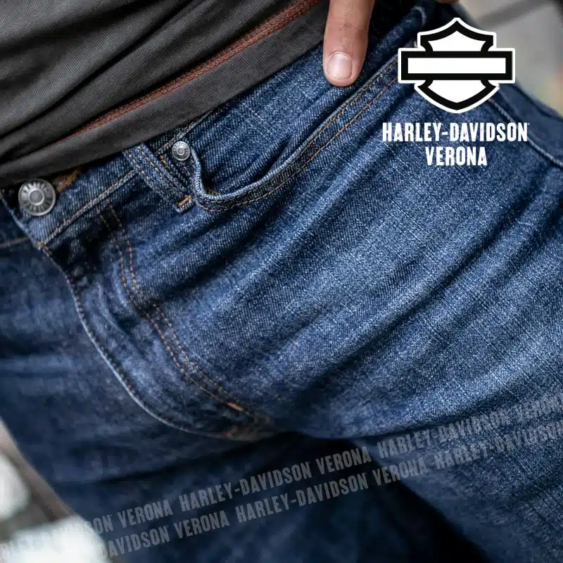 Jeans a Gamba Dritta Harley-Davidson® Wash Blue - immagine 7