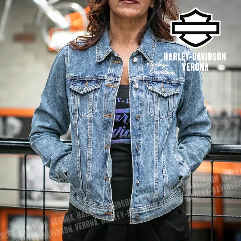 Giubbino in Jeans Da Donna Harley-Davidson® Essential B&S - immagine 3