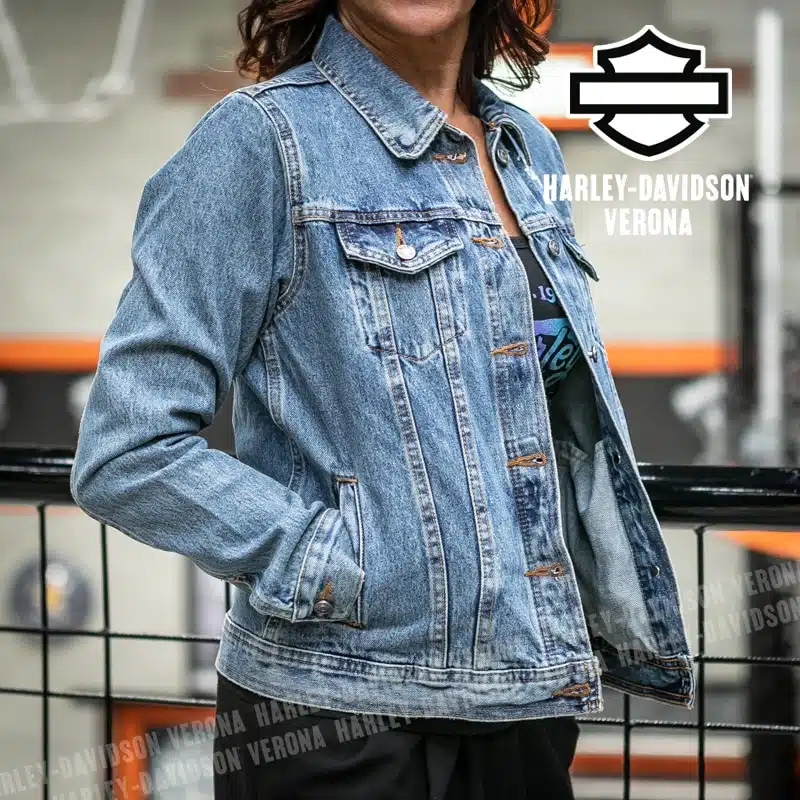 Giubbino in Jeans Da Donna Harley-Davidson® Essential B&S - immagine 5