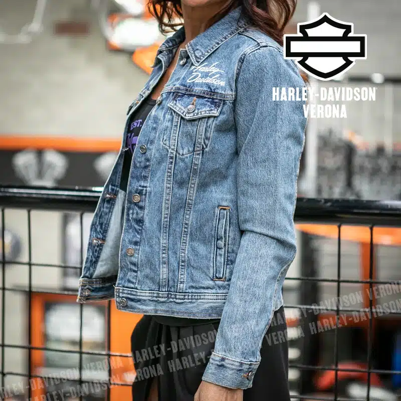 Giubbino in Jeans Da Donna Harley-Davidson® Essential B&S - immagine 2