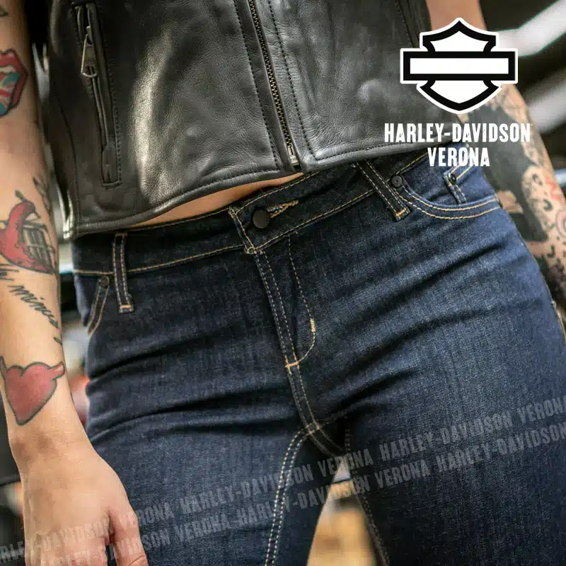Jeans Harley-Davidson® Skinny Blue - immagine 5