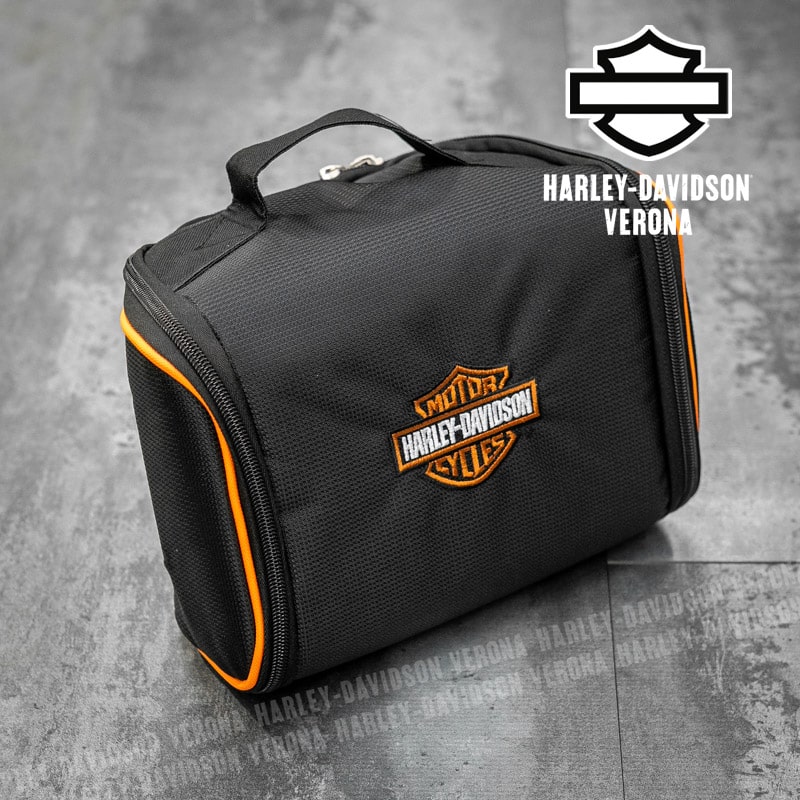 Trousse da toilette in tessuto nero