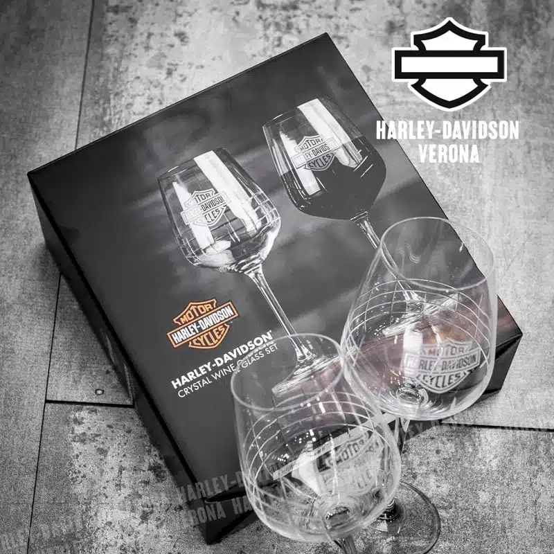 Set Biccheri Da Vino Harley-Davidson® Crystal - immagine 5