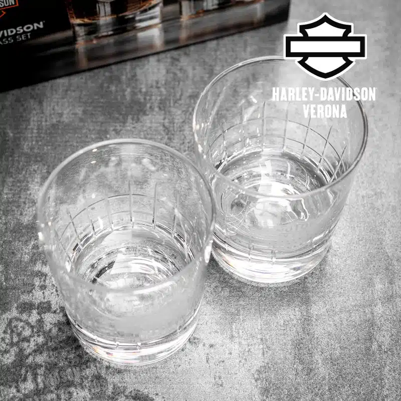 Set Bicchieri Harley-Davidson® Crystal Double Old Fashioned - immagine 3