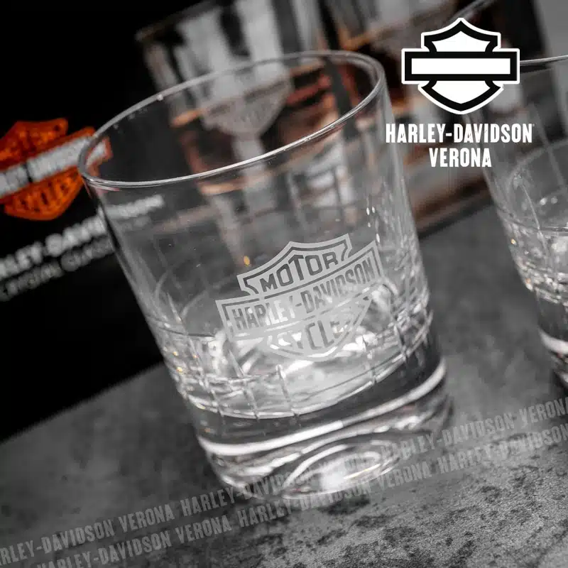 Set Bicchieri Harley-Davidson® Crystal Double Old Fashioned - immagine 4