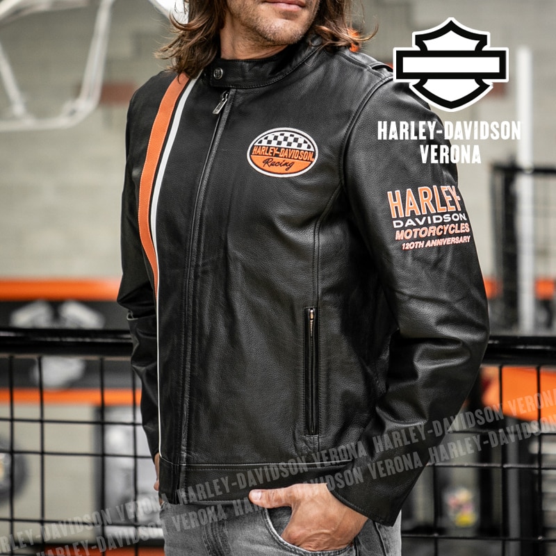 Giacca Pelle Racer Harley-Davidson