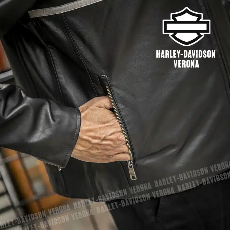 Giacca In Pelle Harley-Davidson® Factory - immagine 10