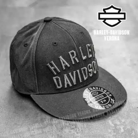Cappellino Harley-Davidson® Fitted Washed Grey