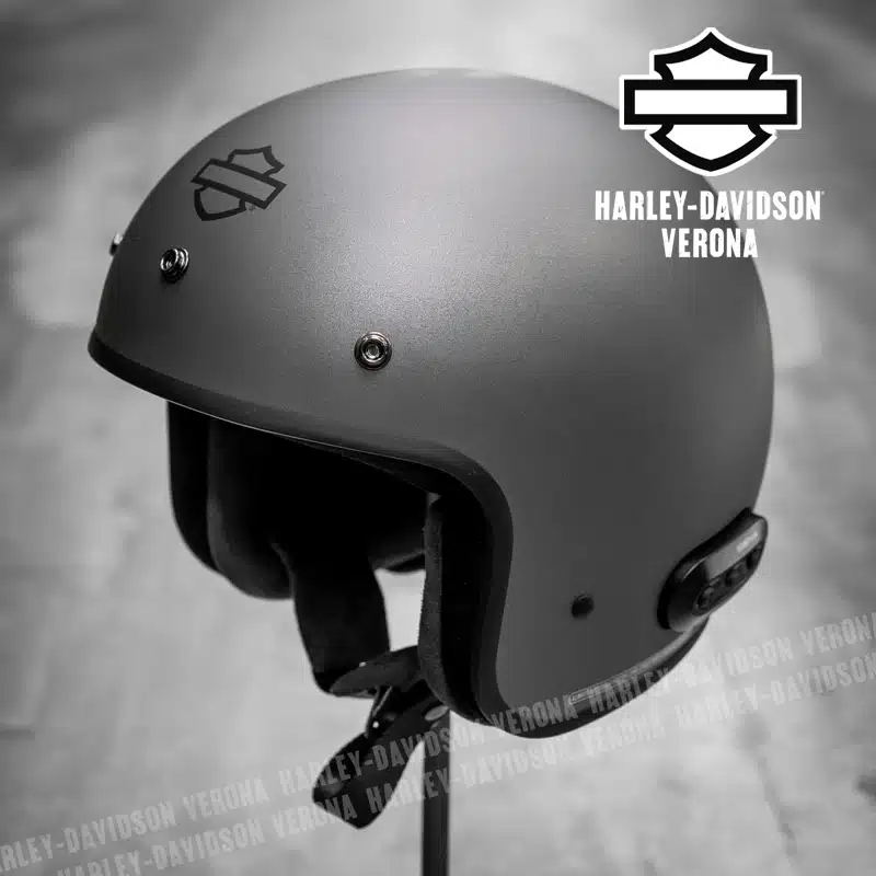 Casco Fury Bluetooth 3/4 Harley-Davidson® Matte Silver - immagine 4