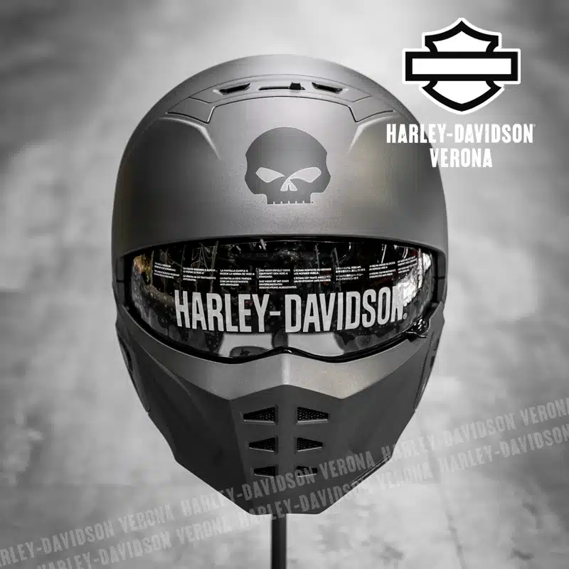 Casco Pilot Harley-Davidson® II 2 in 1  Dark Grey - immagine 4