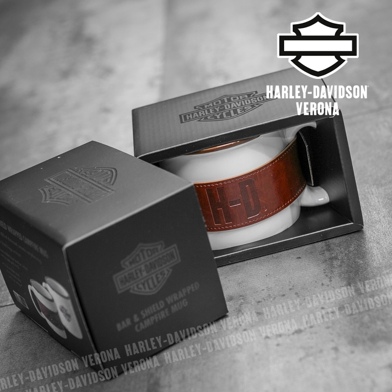 thumbnail image 2 of Harley-Davidson Bar & Shield Ceramic Campfire Mug - 14 Oz. Orange HDX-98620 2 of 6